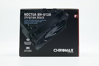 PC用ファン・クーラー NOCTUA NH-U12A chromax.black CPUクーラー NH-U12S chromax .black NH-U12S-CH-BK 120mmファン